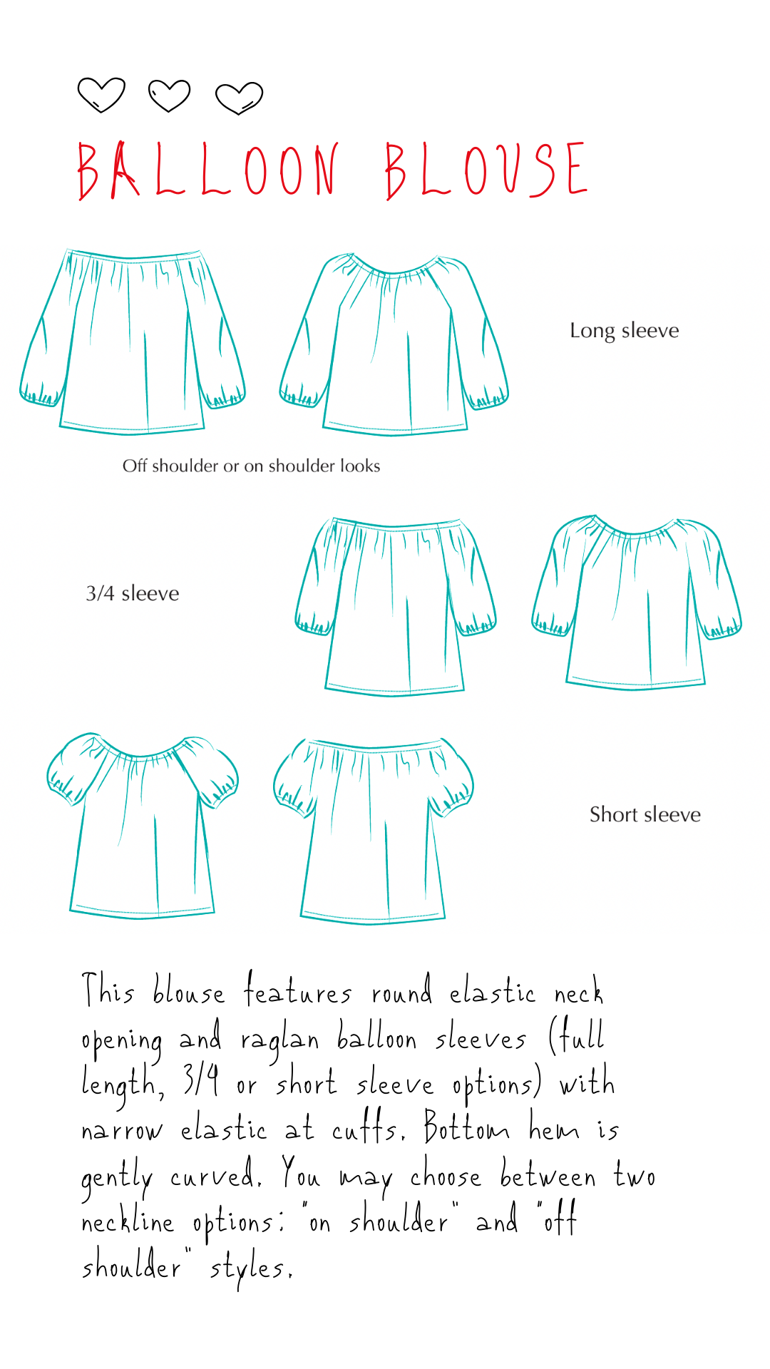 Balloon Sleeve Blouse