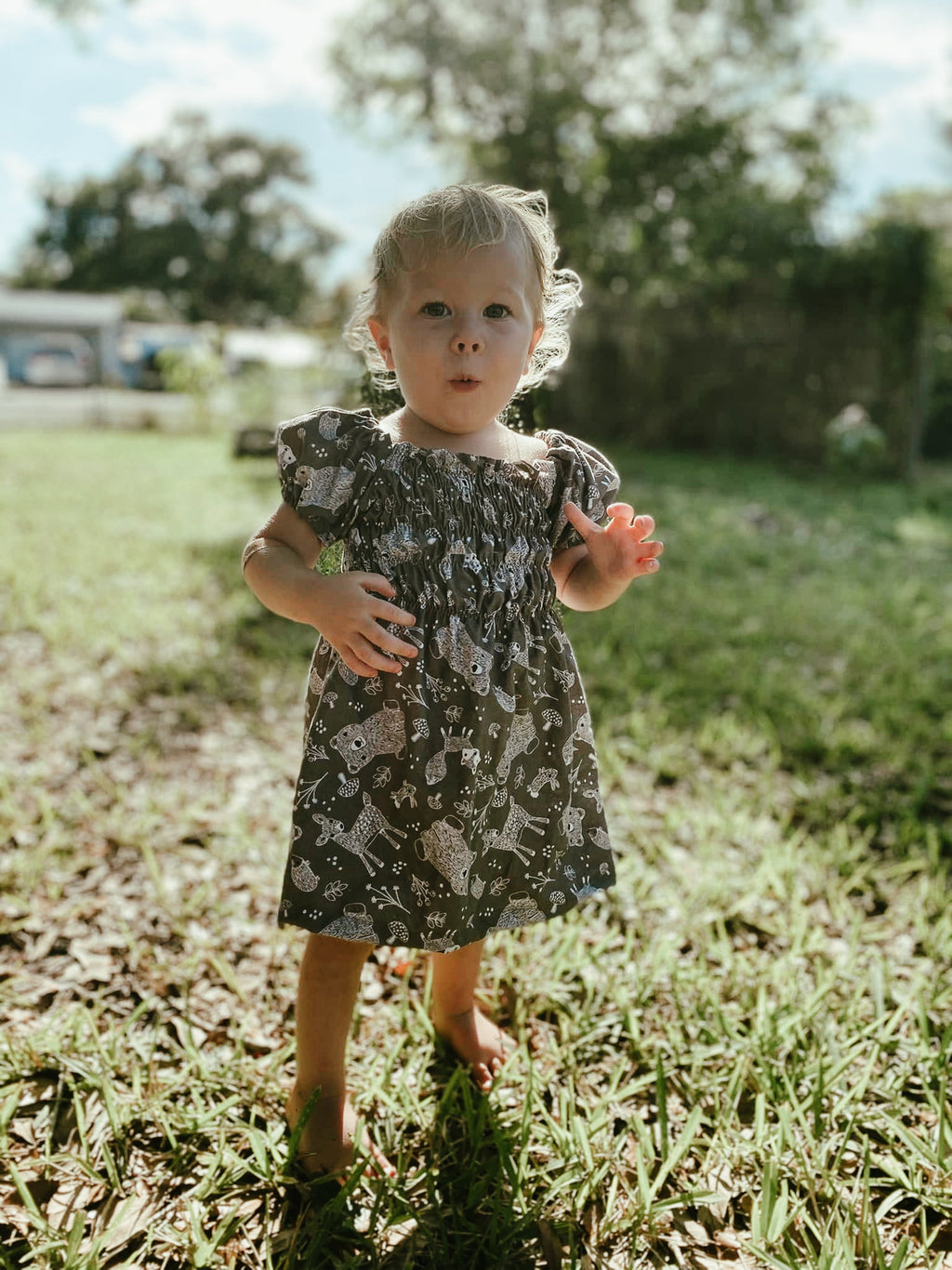 Shirred Dress (Mommy & me BUNDLE)