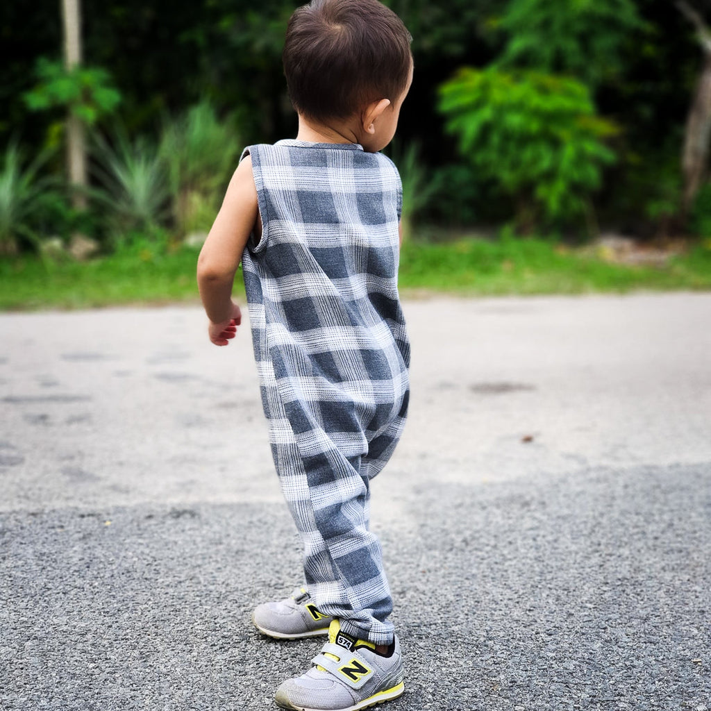 Gingham playsuit