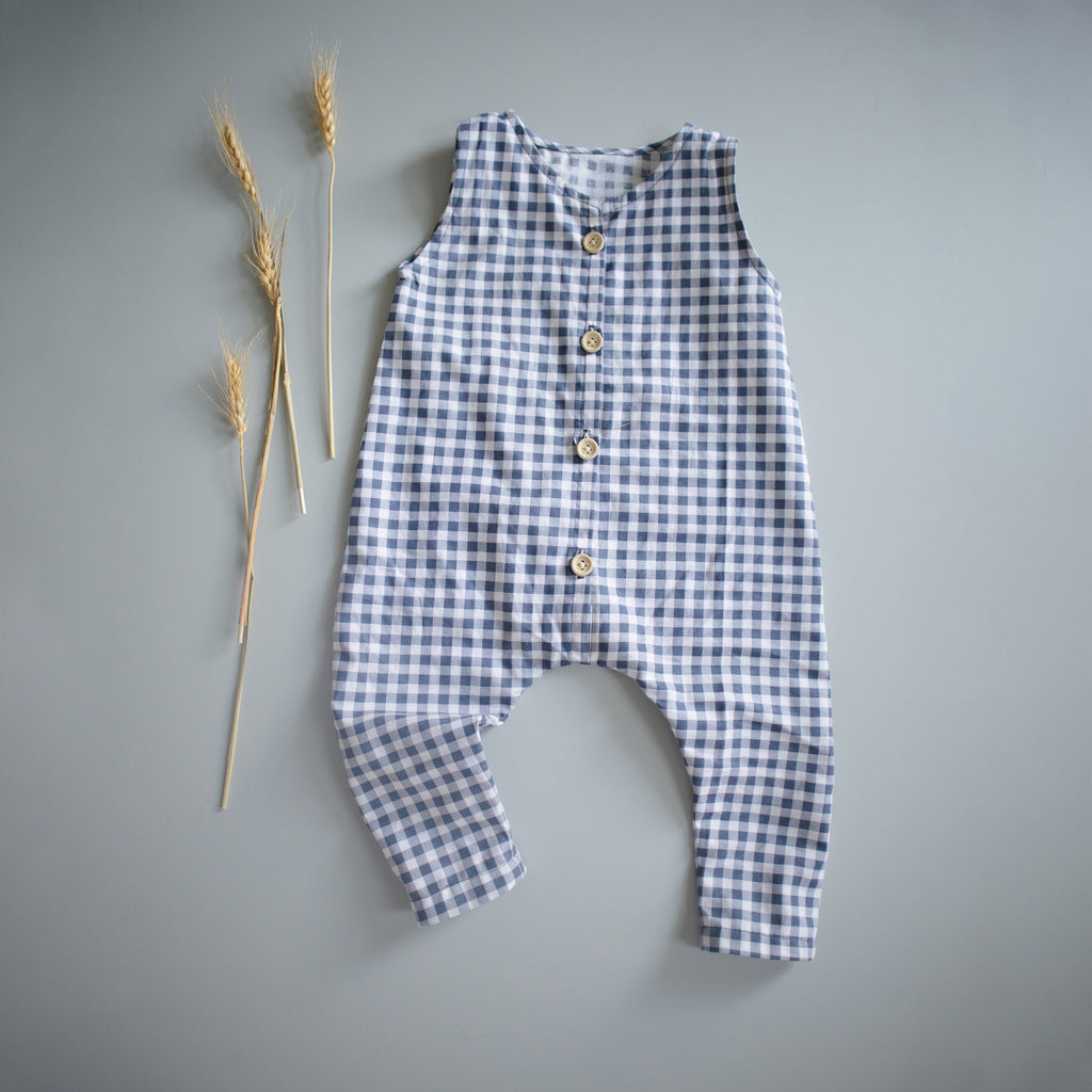 Gingham playsuit