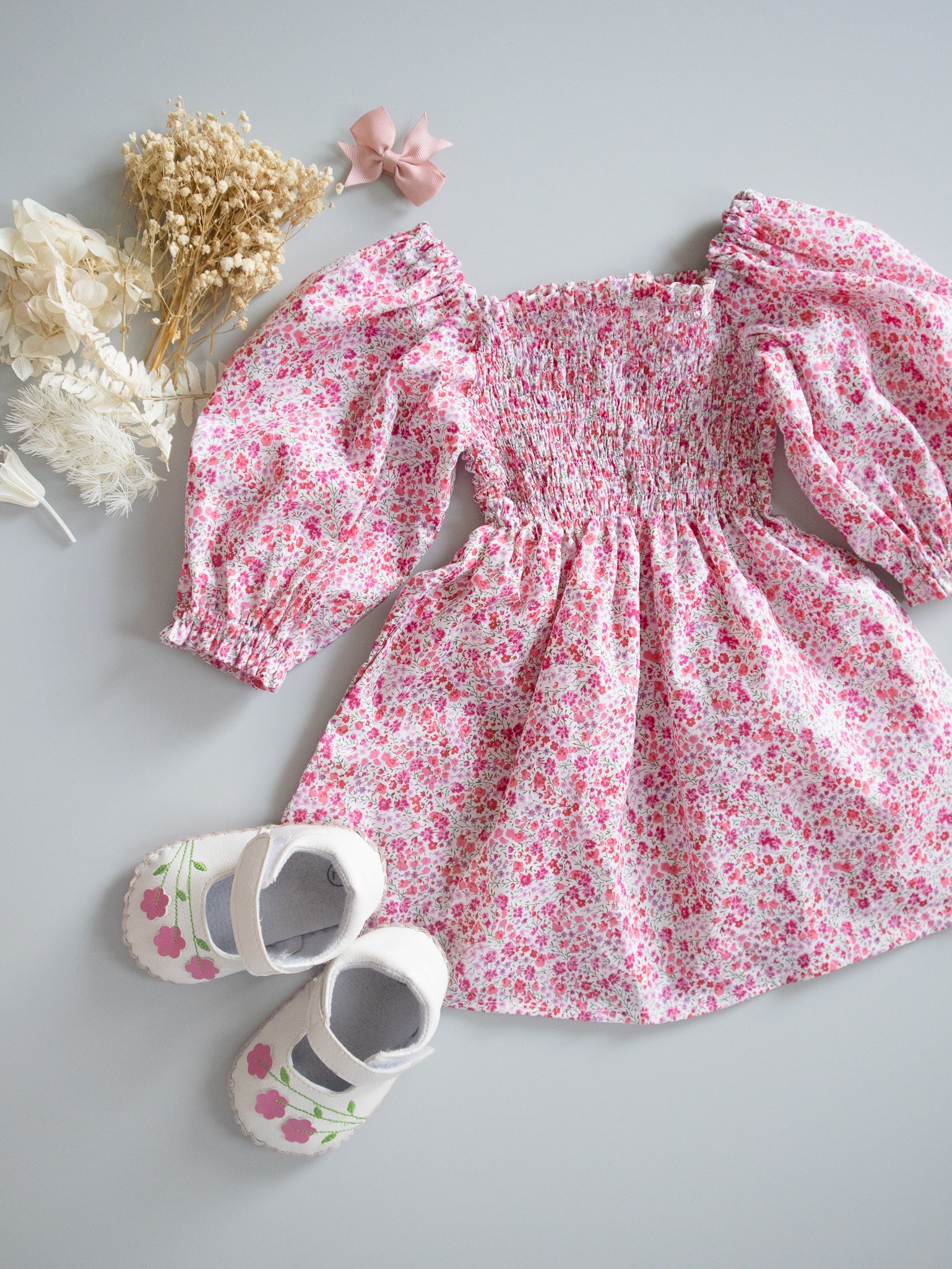 Shirred Dress (Mommy & me BUNDLE)