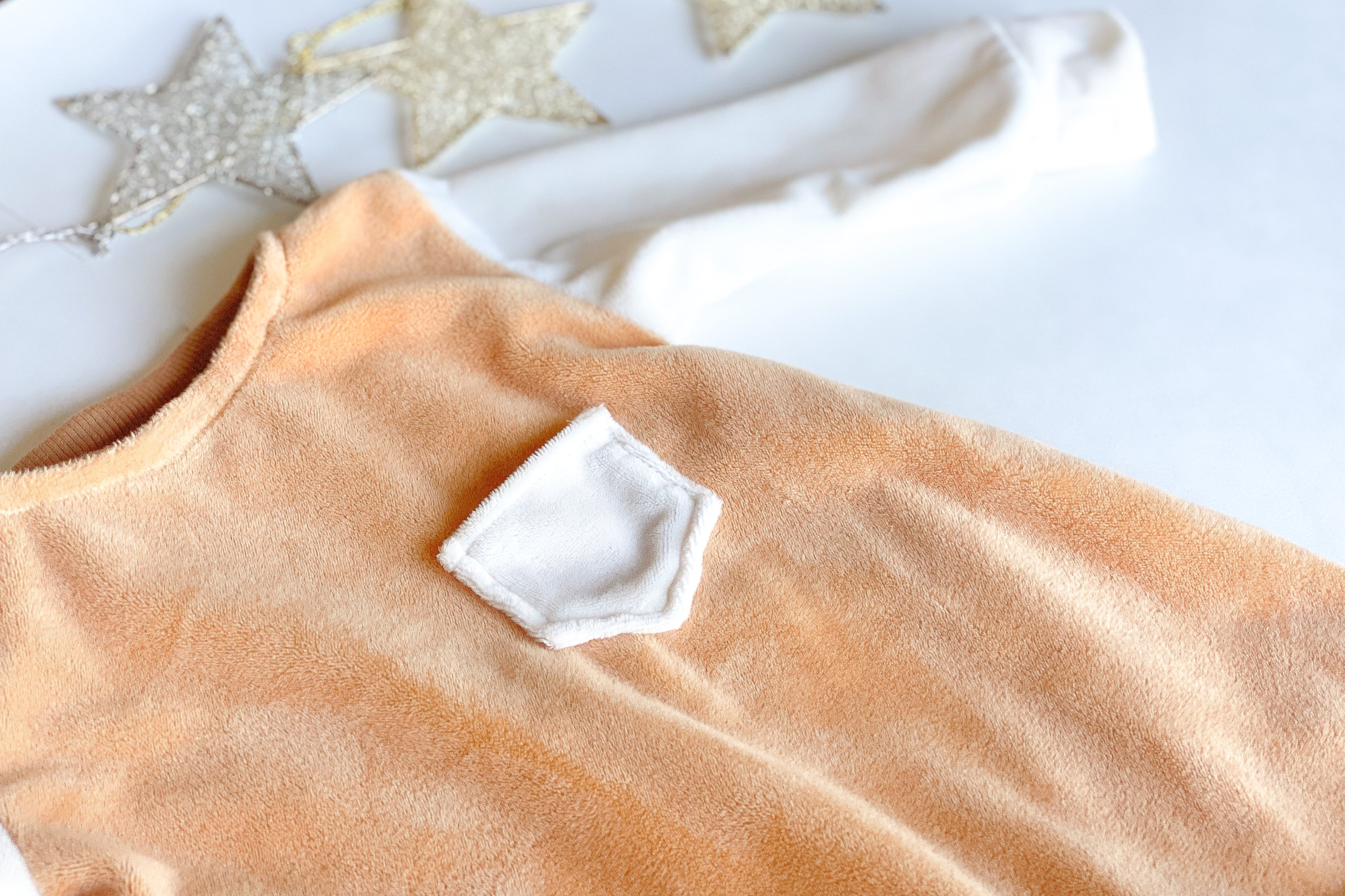 Shoulder snap romper