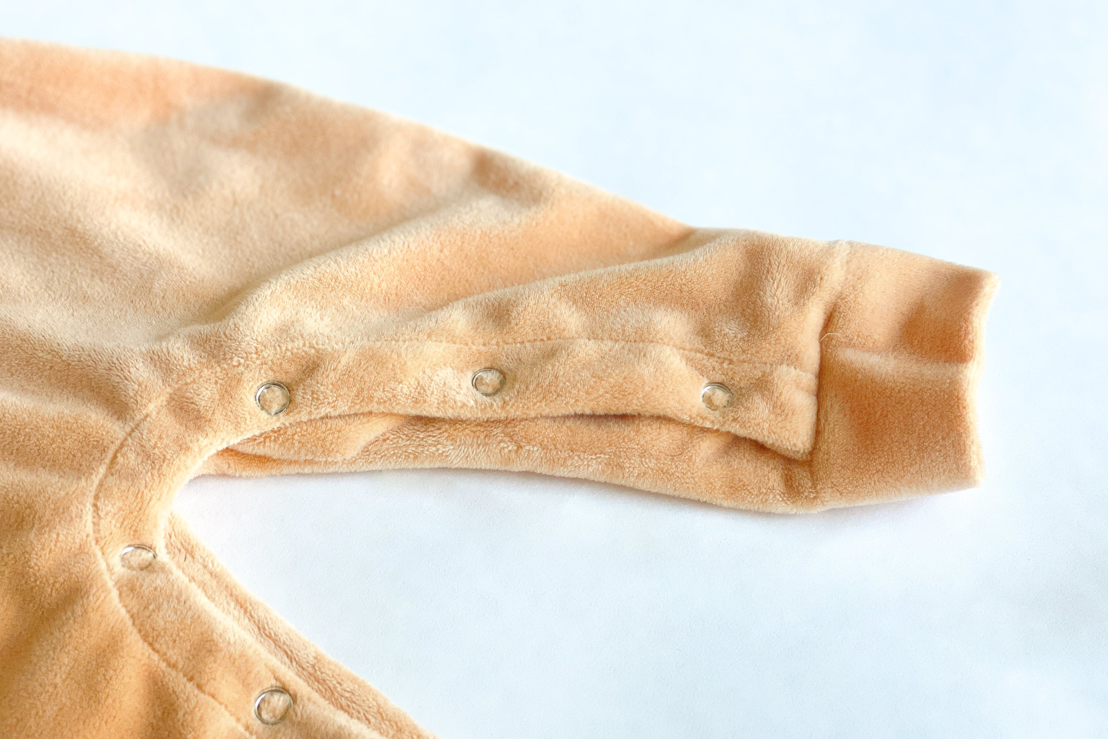 Shoulder snap romper