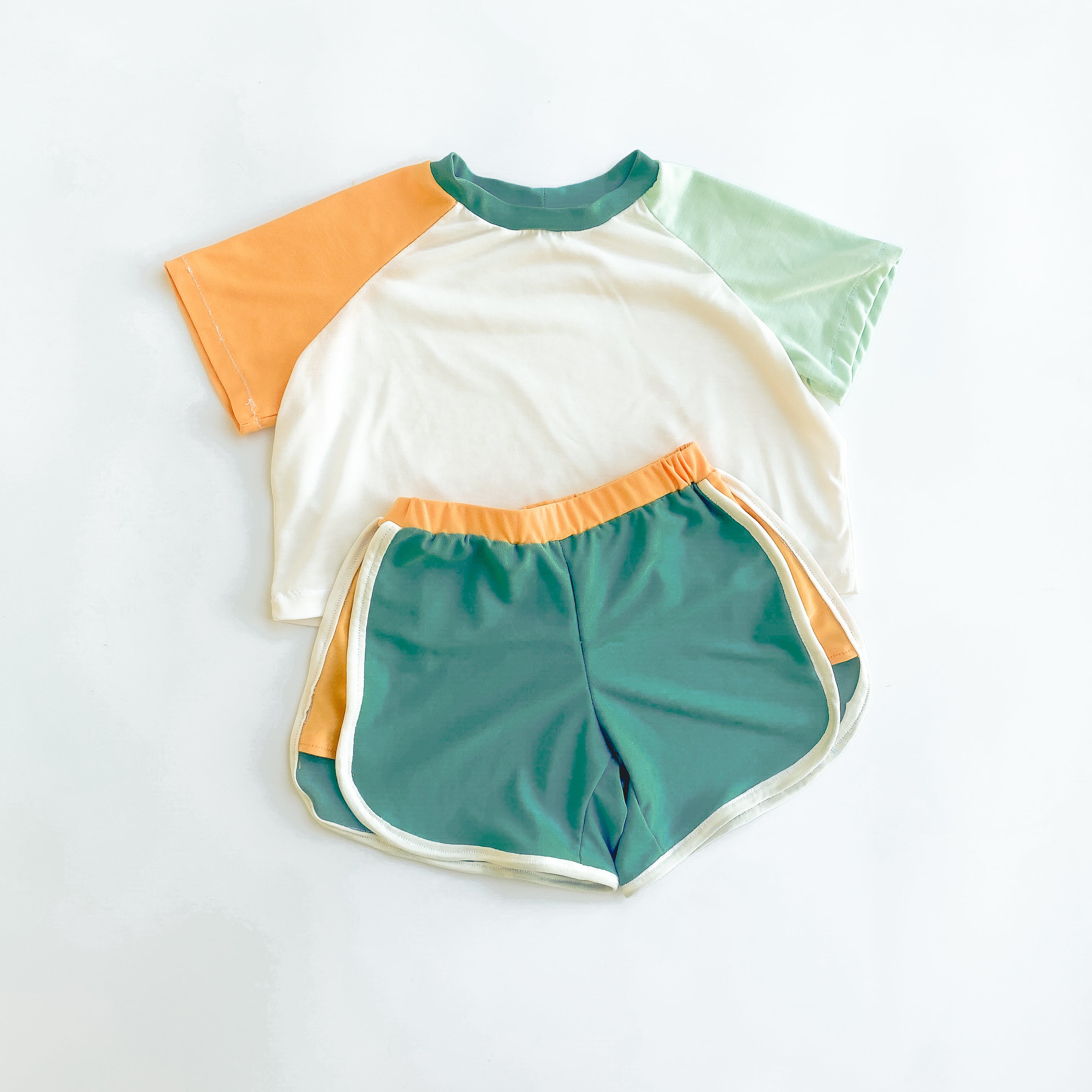Athletic BUNDLE: Raglan Tee & Retro shorts