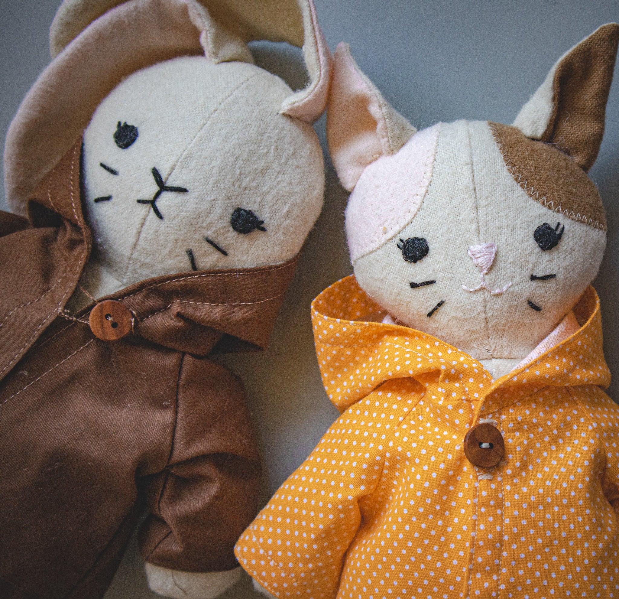 Cat & Bunny soft toy