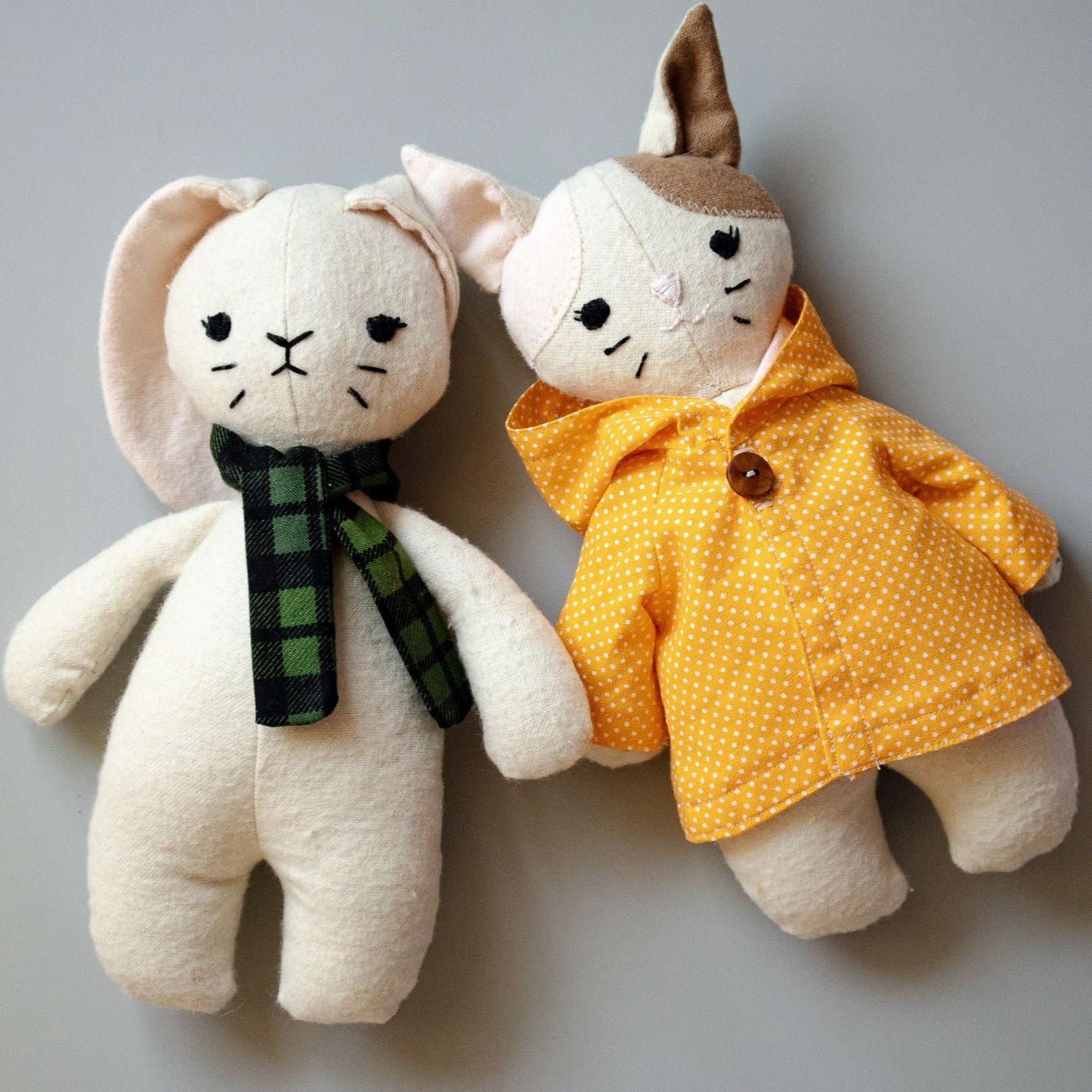 Cat & Bunny soft toy