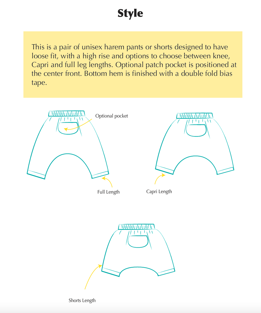 Honey BUNDLE: Dolman Top & Harem shorts/pants