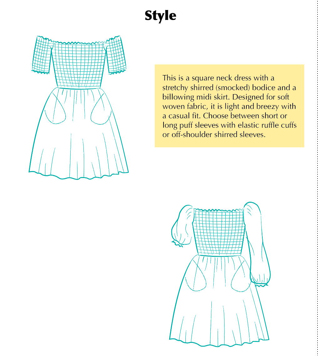 Shirred Dress (Adult)