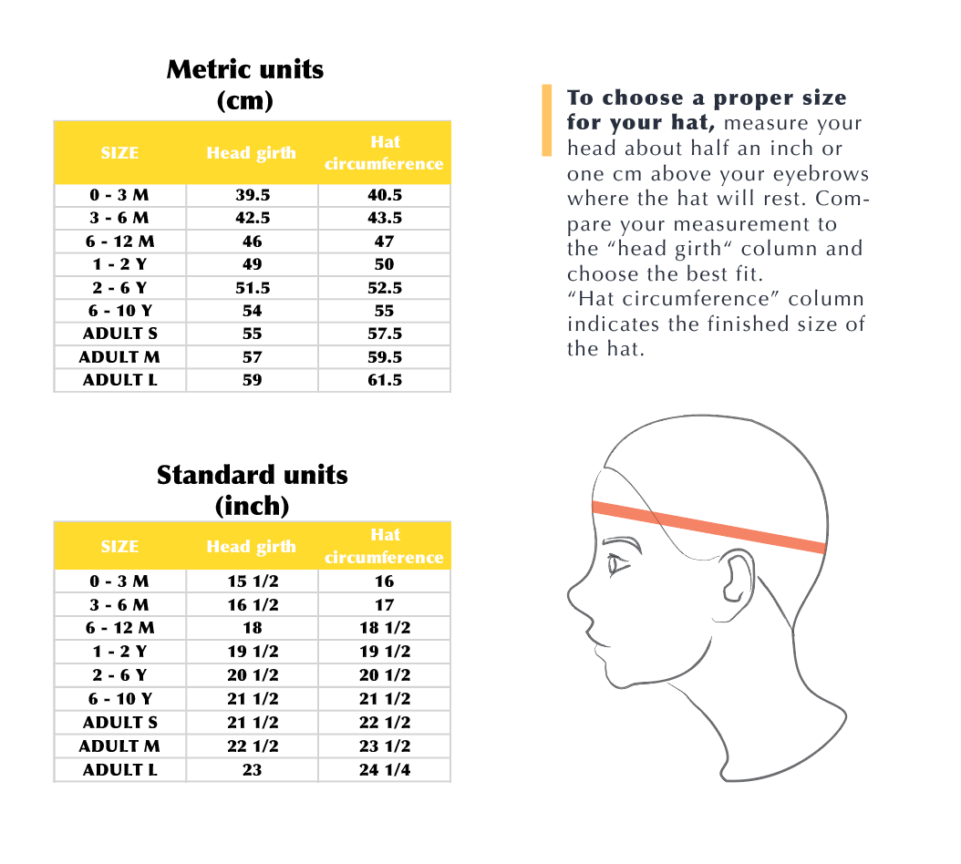 Sun hat pattern bundle (Kids & Adult sizes)