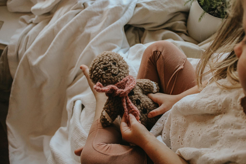 Christmas toys: Snowman, Gingerbread man, Bunny and Christmas Tree